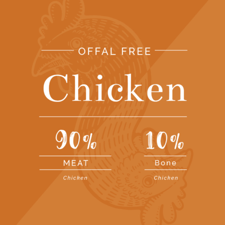Raw dog food chicken offal free