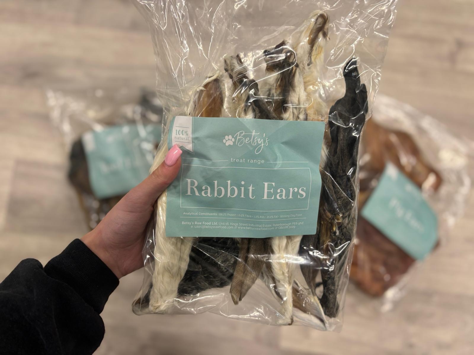 Rabbit Ears - Betsys Raw Dog Food